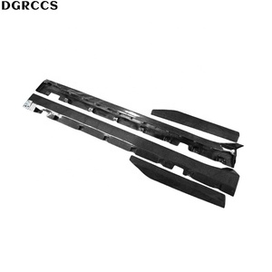 สเกิร์ตข้างคาร์บอนไฟเบอร์แท้สำหรับรถ GT500 รุ่นดับเบิ้ลดอร์คูเป้ พร้อมสเกิร์ตข้างและปีกข้าง - Product Image 3