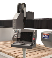 Scie à pont CNC 5 axes de haute qualité pour la découpe de pierre, logiciel inclus, pour granit et marbre automatique
