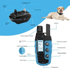 קולר רטט עם שלט רחוק לאילוף כלבים של SmartPet, לעצירת נביחות, ספק OEM/ODM, ציוד לחיות מחמד - Product Image 4
