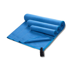 3 <b>Pack</b> Microfiber Gym Towels, <b>Large</b> 160*80Cm & Small 80*40Cm, Solid Color Quick Dry Sports Towels Machine Washable - Product Image 1