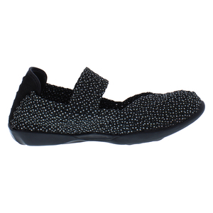 Zapatos de mujer Bernie Mev Cuddly Modelo MSS-CUDDLYBLK Talla 5 Color Negro con lunares - Product Image 1