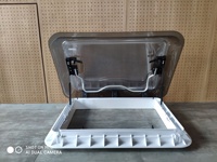 Ovni — phare de toit pour RV H10236, toit à Double couche de glaçage facile à utiliser avec ressort de levage à gaz pour RV/remorque/camping-car