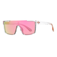 Gafas de Sol de Plástico para Mujer, TR90 Recicladas, Novedades 2024, Marca de Una Pieza, Gafas de Sol Polarizadas de Moda para Mujer, para Exteriores