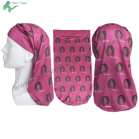 Chaussettes pour tresses et locs personnalisées avec logo, douces et confortables, accessoires pour dreadlocks