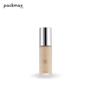 30ml high-quality glass bottle with pump — suitable for lotion, serum, essential oil, and liquid <b>foundation</b>. Hot-selling model - Product Image 3