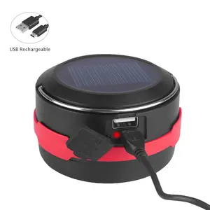 AJOTEQPT Portable Durable Led USB Solar Rechargeable Camping Lantern