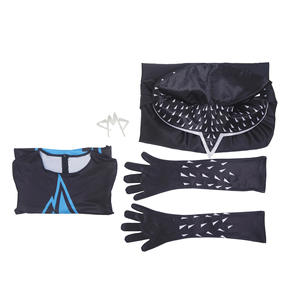 Megamarind Metro Cosplay pria, Jumpsuit perak dengan kostum jubah, pakaian pertunjukan pesta karnaval Halloween untuk pria - Product Image 6