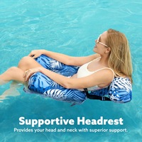 Siège flottant gonflable pour piscine, bateau, hamac aquatique pour adulte, radeau de loisirs, chaise de repos pour les vacances, en PVC