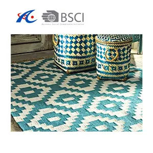 Kilim Karpet Luar Ruangan, Karpet Plastik Besar Karpet Kustom Murah Tikar Jerami Dalam Ruangan