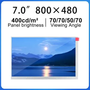 LCDモジュールAT070TN83 V.1 TTL 40ピン7インチスクリーンディスプレイ800x480 TFT液晶画面