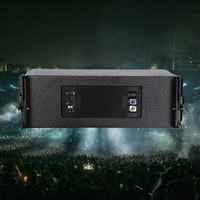 Haut-parleur passif double 10 pouces LS3 Line Array, modèle LA210, boîtier en bois, audio mono, garantie 3 ans, 500W, sensibilité 16Ω