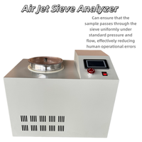 Analyseur de granulométrie, tamis vibrant de laboratoire, instrument de criblage par flux d'air pour échantillons de poudre