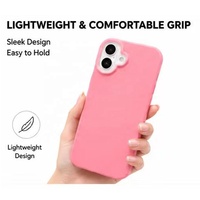 Coques de téléphone portable antichoc en TPU mat couleur bonbon, fluorescentes originales effet gelée pour 16 Pro Max 15 14 13 17