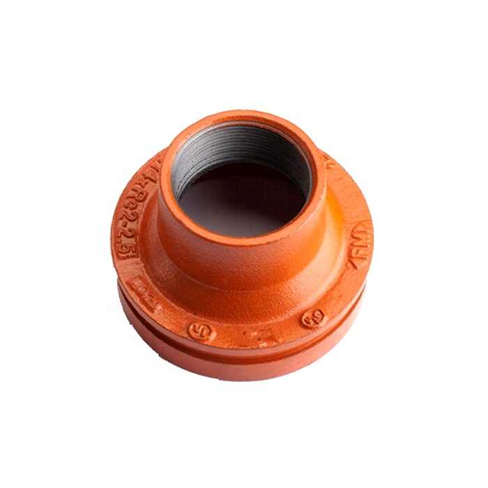 FM fire fighting ductile cast iron di grooved pipe fitting concentric reducer