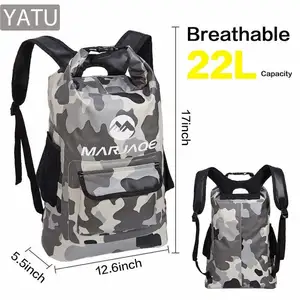 Safety Wild Swim Buoy Floating Dry Bag Backpack 28L Tow Floats For Open Water Swimmers Triathletes, Kayakers and Snorkelers