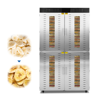 Déshydrateur alimentaire industriel, machine à sécher les fruits/deshidratador, déshydrateur alimentaire à 96 plateaux