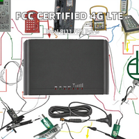 Terminal cellulaire sans fil fixe 4G LTE VoLTE FWT certifié FCC Etross ETS-8848, double RJ11 FXS GSM 3G 4G, alarme d'ascenseur, 1000 mAh