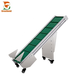Línea de Producción de Banda Transportadora Inclinada de Alta Velocidad Automática Personalizada para Empaques de Alimentos y Productos Químicos con Alimentador y Rueda Universal - Product Image 1