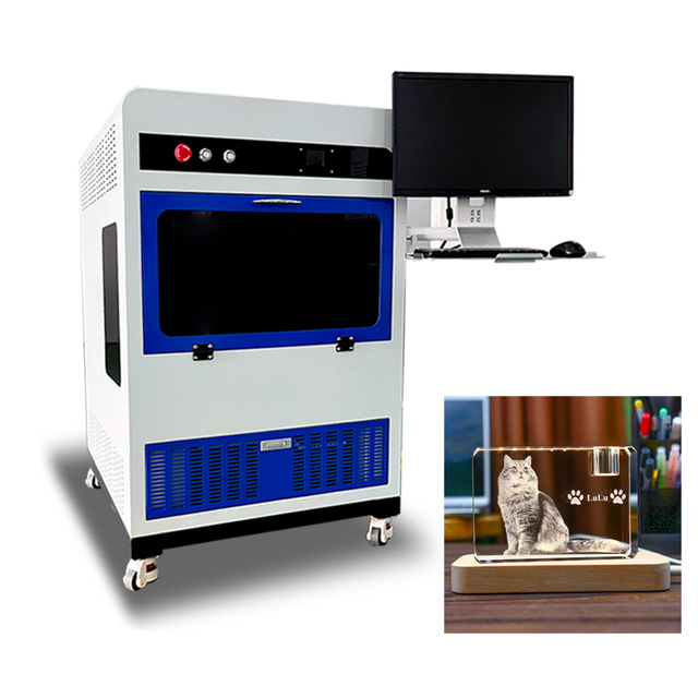 Techkey Laser TK3D-3540 3D Diode Laser Crystal Machine-High-Accuracy CNC Engraving Supports AI/DXF/PLT Formats