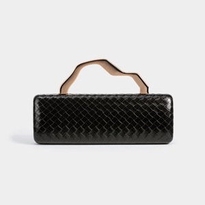 Factory Direct sale evening bags Bulk OEM Woven PU Leather bags Custom logo top Handle handbags Wholesale Women's clutch Bags - Product Image 3