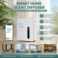 Diffuseur d'arômes en métal haut de gamme avec contrôle intelligent par application, programmable 24h/24, connexion CVC pour espaces commerciaux