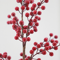 Real Touch Künstlicher goldener Beeren frucht zweig für Zuhause für Halloween-Abschluss Weihnachts baum dekoration Blumen arrangement