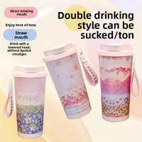 Fabrikverkauf: Neues, stilvolles Maiglöckchen-Thermobecher-Set aus 316 Edelstahl mit modernem Verschluss