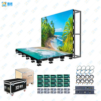 Layar LED Interaktif P3.91 Tahan Air Warna Penuh untuk Lantai Bawah Tanah, Video Game, Panggung, dan Lantai Dansa