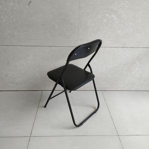 <span class=keywords><strong>Chaise</strong></span> pliante noire en métal de qualité bon marché pour étudiants, salon, <span class=keywords><strong>chaise</strong></span> d'intérieur - Product Image 3