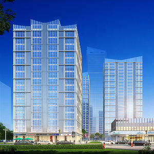 Servizi di Progettazione di Pareti Vetrate Moderne Impermeabili <span class=keywords><strong>da</strong></span> Produttori per Ville e Hotel in Materiali di Lega di Alluminio - Product Image 4