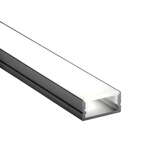 Surface de la lampe linéaire moderne Profil led en aluminium YG-F019 extrusion de canal en U Couverture PC pour éclairage à bande flexible Ld - Product Image 1