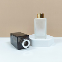 Bouteilles diffuseurs de parfum en verre carrées élégantes et luxueuses de haute qualité, 100 ml, 150 ml, 200 ml, noir, gris, marron