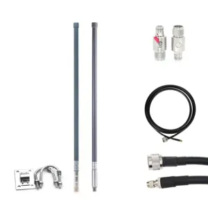Düşük VSWR ayarlı helyum anten 868MHz 915MHz 5.8dBi LoRa fiberglas anten BOBCAT için RAK Nebra SenseCap