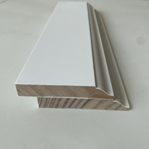 Rodapié de madera de pino de primera calidad directo de fábrica al mejor precio moldeado de zócalo para hoteles hospitales - Product Image 2