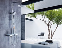 Fonction suspendue de serviettes en usine, ensemble de douche de salle de bains avec robinet, livraison gratuite