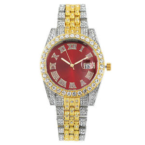 Orologio da Donna al Quarzo con Numeri Romani, Stile Hip Hop, in Lega con Strass, Disponibile in Otto Colori - Product Image 3