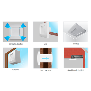 Ý cao cấp chiết xuất Quạt hướng trục 220-240V - 50/60Hz Quạt thông gió On-Board điều chỉnh hẹn giờ - Product Image 5