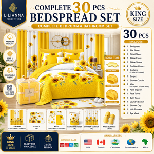 Juego de Ropa de Cama de Lujo King Size de 30 Piezas, Juego de Ropa de Cama de Algodón de 30 Piezas en <span class=keywords><strong>Florida</strong></span> - Product Image 4