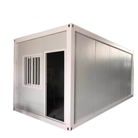 Maison conteneur de luxe en acier, 20 pieds, modulaire, démontable, installation rapide, maison préfabriquée en conteneur