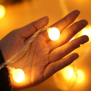 En plein air <span class=keywords><strong>Guirlande</strong></span> Blanc Chaud Imperméable À L'eau 10m 100 led De Noël Arbre Décoratif Fée Lumière Mini LED Globe Chaîne de Boule de Lumière - Product Image 4