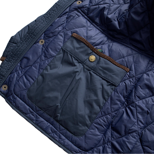 American Classic Beaton Veste de bombardier de chasse matelassée à fermeture éclair coupe-vent pour l'hiver à trois poches. - Product Image 6