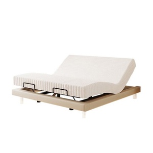 Besco Hiện Đại Có Thể Điều Chỉnh Điện Gấp Khung Giường Ngả Massage Tính Năng Da Màu Đen Bọc Có Thể Gập Lại Thép <span class=keywords><strong>Sofa</strong></span> Giường - Product Image 3