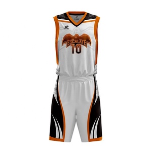 2019 Hot Selling Custom Unique Basketball Team Wear Reversible Basketball Uniform Set - Product Image 4