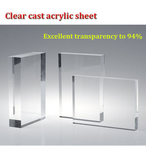 OLEG 클리어 4 * 8ft 3-400mm 두께 대형 투명 컬러 아크릴 시트 레이저 절단 - Product Image 3