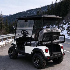 Voiturette de golf électrique au lithium 4 places, voiturette de golf tout-terrain avec batterie au lithium longue durée - Product Image 1