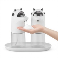 Distributeur de savon automatique pour enfants Junshun Direct Factory, style monstre, étanche IPX5, capteur infrarouge, ABS, distributeur de savon mousse automatique