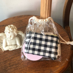 New Japanese and Korean style PVC <b>makeup</b> bag, trendy portable cosmetic <b>case</b> with drawstring closure, travel toiletry bag, - Product Image 2