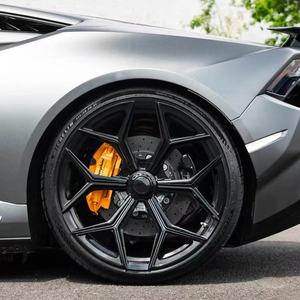 Rines Forjados de Aleación de 5 Brazos en Negro Mate, 18 17 19 20 21 22 23 24 5x1143/5x120/5x112/5x108 para Lamborghini Aston Martin - Product Image 2