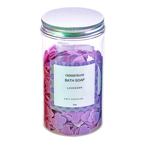 Özel etiket çin bitkisel katı doğal banyo sabunu el yapımı çiçek yaprakları konfeti el yıkama sabunu - Product Image 3