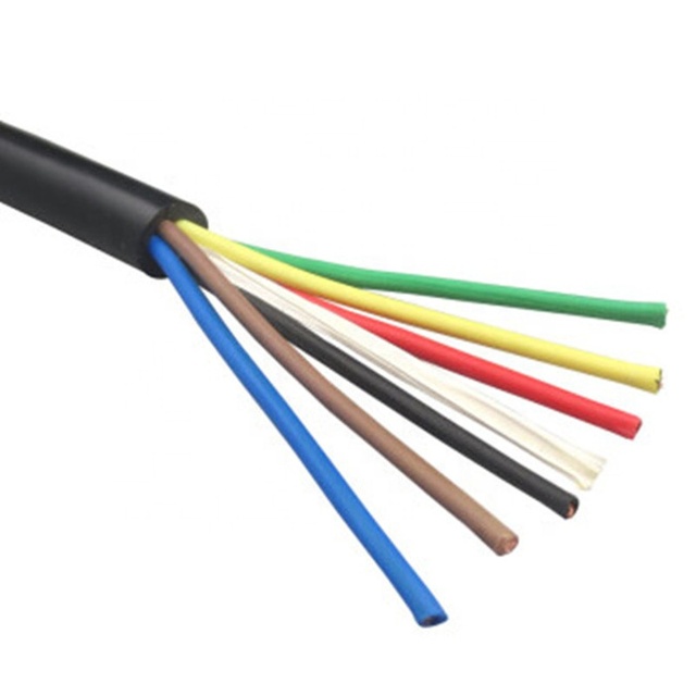 4/6/10mm Multi-Core Copper Core PVC Insulated PVC Sheathed Braided Shielded KVVP Control Cable 300/500V Overhead Use